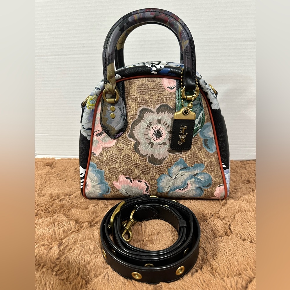 Coach Kaffe Fassett Marleigh Floral Satchel